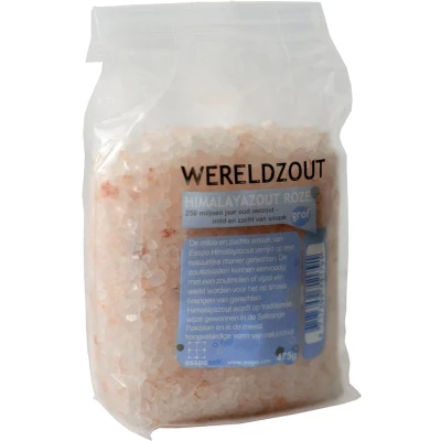 Afbeelding van Esspo Himalayazout Roze Grof 475gr