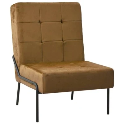 Afbeelding van Relaxstoel 65x79x87 cm fluweel bruin