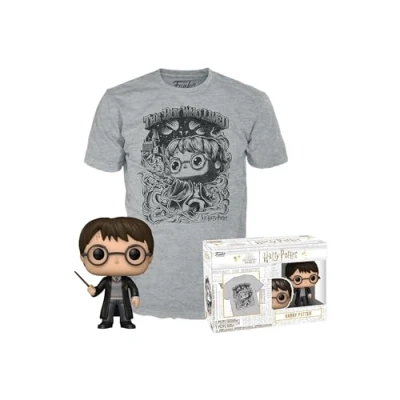 Afbeelding van Funko Pop! Movies: Harry Potter Tee Box #162 Metallic Effect Maat M