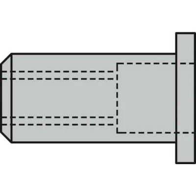 Afbeelding van Gesipa 1433679 Popmoer (Ø x l) 7 mm 13.5 M5 500 stuk(s)