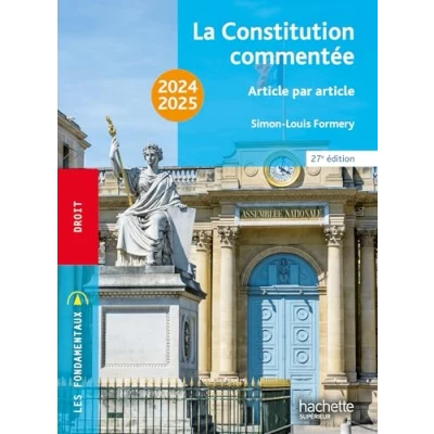 Afbeelding van Fondamentaux La Constitution commentée 2024 2025