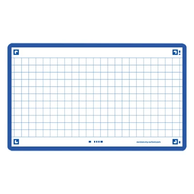Image de Oxford fiches bristol quadrillées A7 (80 pièces) bleu