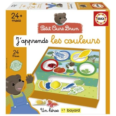 Image de Jeu couleur et forme Educa Petit Ours Brun J&#039;apprends les couleurs