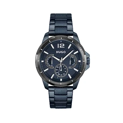 Afbeelding van HUGO BOSS heren Sport horloge HU1530194 in de kleur Blauw