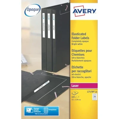 Afbeelding van Avery 600 etiketten voor elastische hoezen