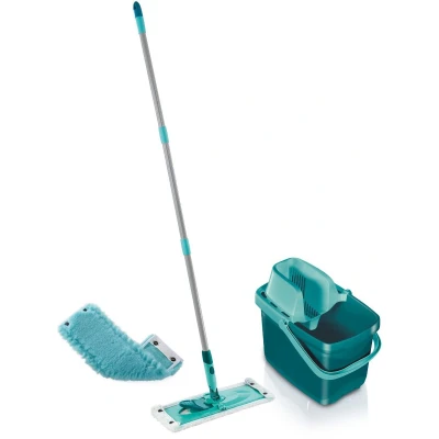 Afbeelding van Leifheit 55379 Combi Clean Vloerwisser M 33 Cm Compleet Systeem Micro Duo + Static Plus
