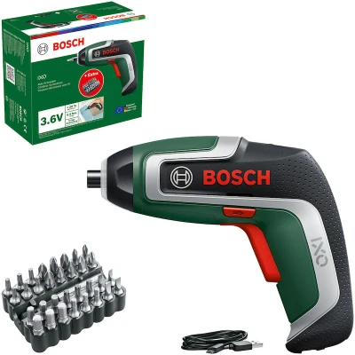 Afbeelding van Bosch Home and Garden IXO 7 Bit Set 06039E000B Accu schroefmachine 3.6 V