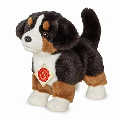 Afbeelding van Teddy Hermann 919308 pluche Berner puppy staand, 23 cm