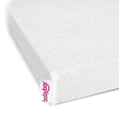 Image de Draps housse bébé eponge berceau Babybay Original 43x86cm