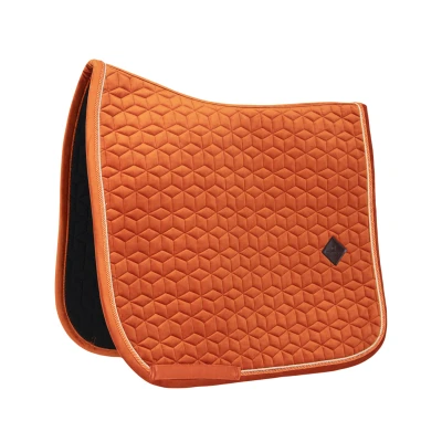 Image de Kentucky Tapis de Selle velours Dressage Orange