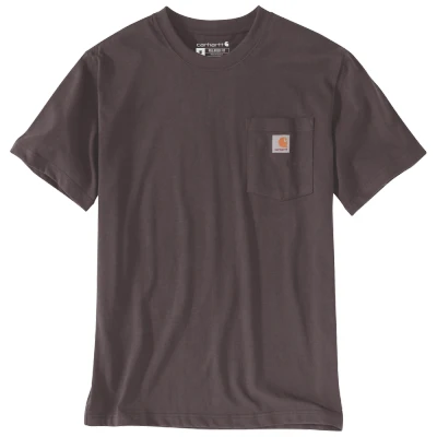 Afbeelding van Carhartt Dearbrn Rlxd Pocket Tshrt Dark Sepia L