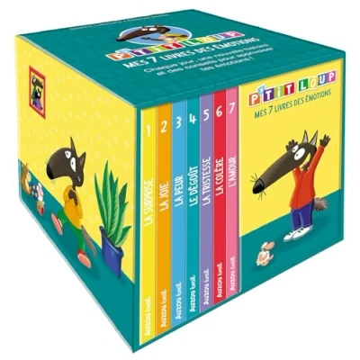 Afbeelding van BIBLIOTHEQUE P&#039;TIT LOUP MES 7 LIVRES DES EMOTIONS