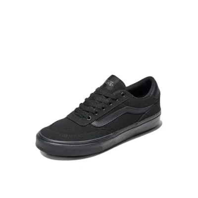 Image de Vans Homme Baskets En Toile Brooklyn, Black/Black, 40 EU