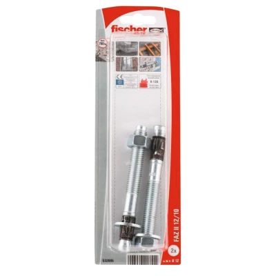 Afbeelding van Fischer FAZ II K doorsteekankers M12x10mm elektrolytisch verzinkt staal (Per 2 stuks)