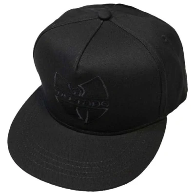 Afbeelding van WuTang Clan Black Logo Snapback Pet Zwart