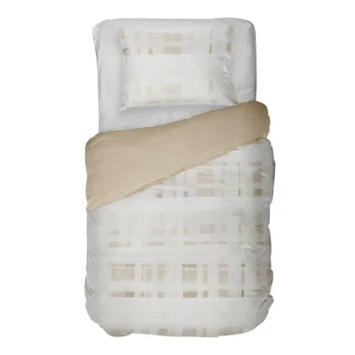 Afbeelding van Kayori Daise Dekbedovertrek Katoensatijn 140/200 220 + 1 sloop (Kleur: Offwhite)