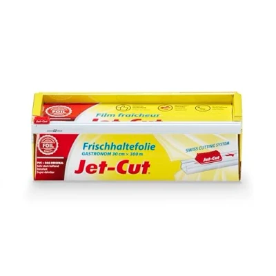 Afbeelding van Jet Cut Horeca Vershoudfolie Keukenfolie Plastic Folie Foodsaver 300m X 30cm inc. Houder