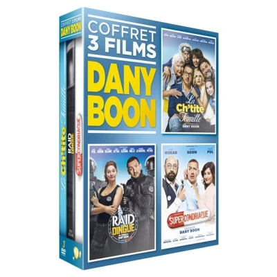 Afbeelding van Dany Boon Coffret 3 Films La Ch&#039;tite Famille + Raid Dingue Supercondriaque (Franse import)