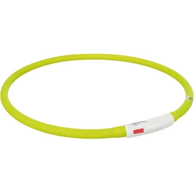 Afbeelding van Trixie Halsband Hond Usb Flash Light Lichtgevend Oplaadbaar Groen 70 CM
