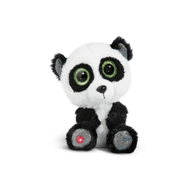 Afbeelding van NICI GLUBSCHIS Panda Peppino 49294 pluche knuffeldier, 15 cm, wit, zacht pluche, schattige om te spelen, voor kinderen en volwassenen, een geweldig cadeau idee