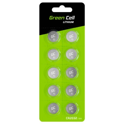 Afbeelding van Green Cell CR2032 Knoopcel Lithium 3 V 220 mAh 5 stuk(s)