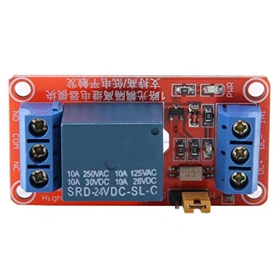 Afbeelding van Keenso Relaismodule, Patch 1 Optocoupler Isolatiemodule Kanaal 5V 12V 24V AC/DC Relais Module 5mA Current (24V)
