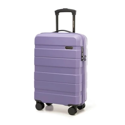 Afbeelding van WITTCHEN COMODO Line Handbagagekoffer van ABS, telescopische handgreep, TSA slot, 4 dubbele wielen, Lila., Handbagage