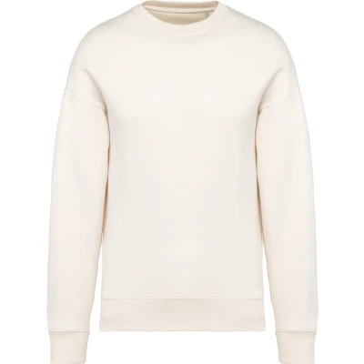 Afbeelding van Native Spirit Ecologische oversized uniseks sweater met ronde hals NS407 Ivory