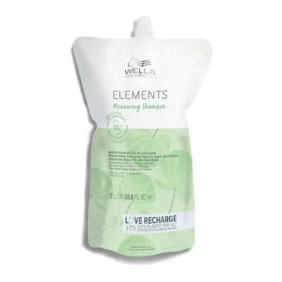 Afbeelding van Wella Elements Renewing Shampoo Pouch 1000ml Haibu by Kapperskorting.com