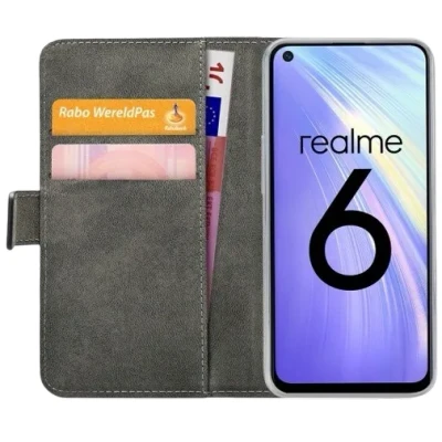 Afbeelding van Mobilize PU leer Book Case Zwart Realme 6S