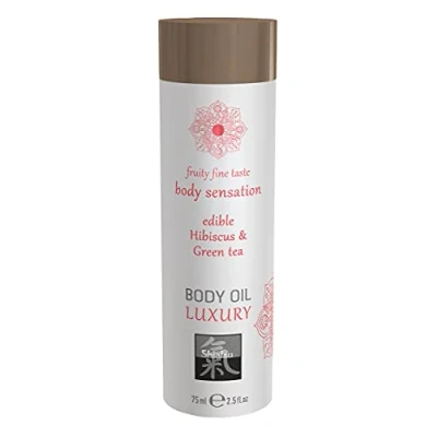 Afbeelding van Eetbare Body Olie Hibiscus &amp; groene Thee