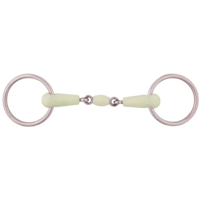 Afbeelding van BR Watertrens Apple Mouth 18mm Dubbel Gebroken RVS 14,5cm