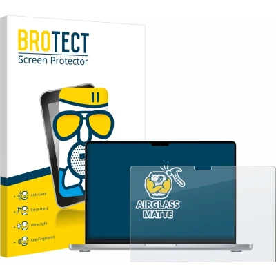 Afbeelding van BROTECT Screenprotector voor Apple MacBook Pro 14&quot; 2023 M2 Folie Beschermfolie Beschermglas matte