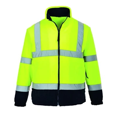 Afbeelding van Portwest Hoge zichtbaarheid tweekleurig fleecejack, kleur: geel, maat: XXL, F301YNRXXL