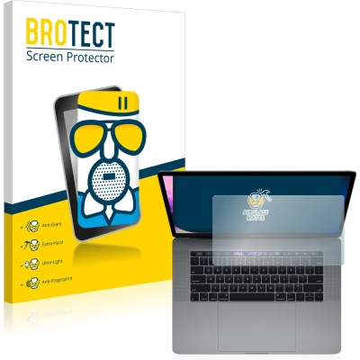 Afbeelding van BROTECT Screenprotector voor Apple MacBook Pro 15&quot; 2019 (Touch Trackpad) Folie Beschermfolie Beschermglas matte