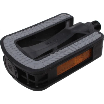 Afbeelding van platformpedalen stadsfiets anti slip 9/16 inch zwart