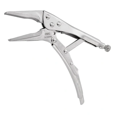 Afbeelding van Griptang Lange bek 9&quot; Deli Tools EDL20015B (zilver)
