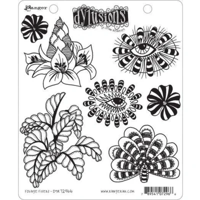 Afbeelding van Dylusions cling mount stamp set Foliage fillers