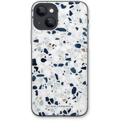 Afbeelding van Case Company® hoesje geschikt voor iPhone 13 Terrazzo N1 Soft Cover Telefoonhoesje Bescherming aan alle Kanten en Schermrand
