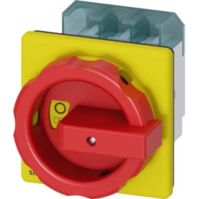 Afbeelding van Siemens 3LD25040TK53 Belastbare scheidingsschakelaar Rood, Geel 3 polig 35 mm² 63 A 690 V/AC