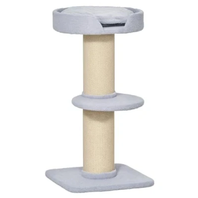 Afbeelding van PawHut Kattenboom speelboom krabpaal met platform sisal pluche D30 269