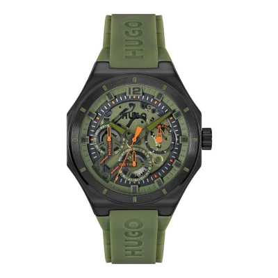 Afbeelding van HUGO HU1530376 #GRAIL SKELETON Heren Horloge