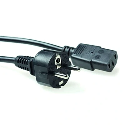 Afbeelding van ACT AK5014 Stroomkabel 230V Randaarde Stekker CEE 7/7 male (recht)/C13 Zwart 1,5 meter
