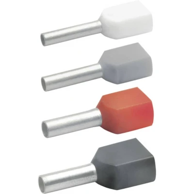 Afbeelding van Klauke 87110 Dubbele adereindhulzen 1 mm² Rood 1000 stuk(s)