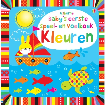 Afbeelding van Uitgeverij usborne baby&#039;s eerste speel en voelboek kleuren