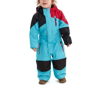 Afbeelding van Killtec Kesley Mini skipak voor kinderen, uniseks, met capuchon, 10.000 mm, waterkolom Ule, waterdicht, turquoise, 86 92 EU