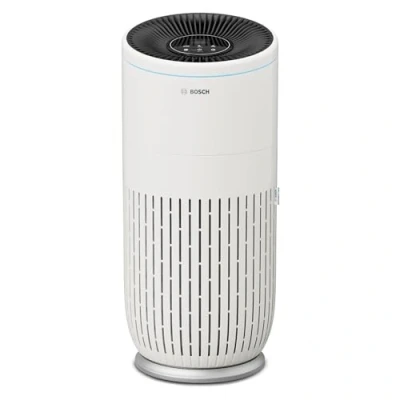 Afbeelding van de Bosch Air 6000 luchtreiniger Geschikt voor ca. 125 m². Verwijdert efficiënt schadelijke stoffen, dankzij HEPA luchtfilter. Smart Sensor, luchtsensor, slaapstand, CADR 600 m3/h.