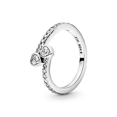Afbeelding van PANDORA Rosafarbener Pavé Glanz Clip 791817PCZ, Sterling zilver, Zirkonia