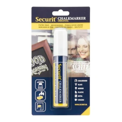 Afbeelding van Securit wisbare krijtstift wit 15mm
