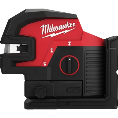 Afbeelding van Milwaukee M12 CLL4P 0C Accu Kruislijnlaser met 4 punten 12V Basic Body in Transportkoffer 4933479202